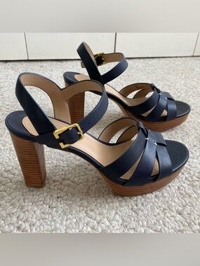 Ralph Lauren soffia nappa leather heels